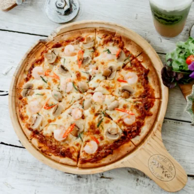 Pizza Ocean Master center composition top view